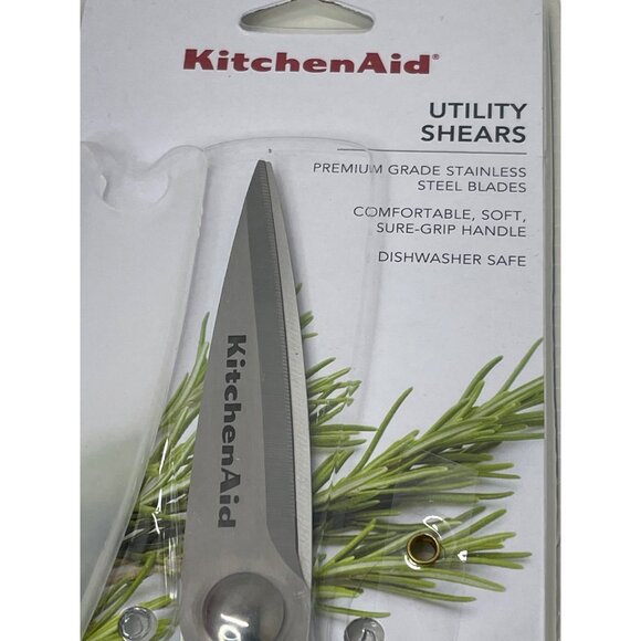KitchenAid  lavender Utility Shears Stainless Steel Blades Dishwasher Safe - Picture 2 of 3